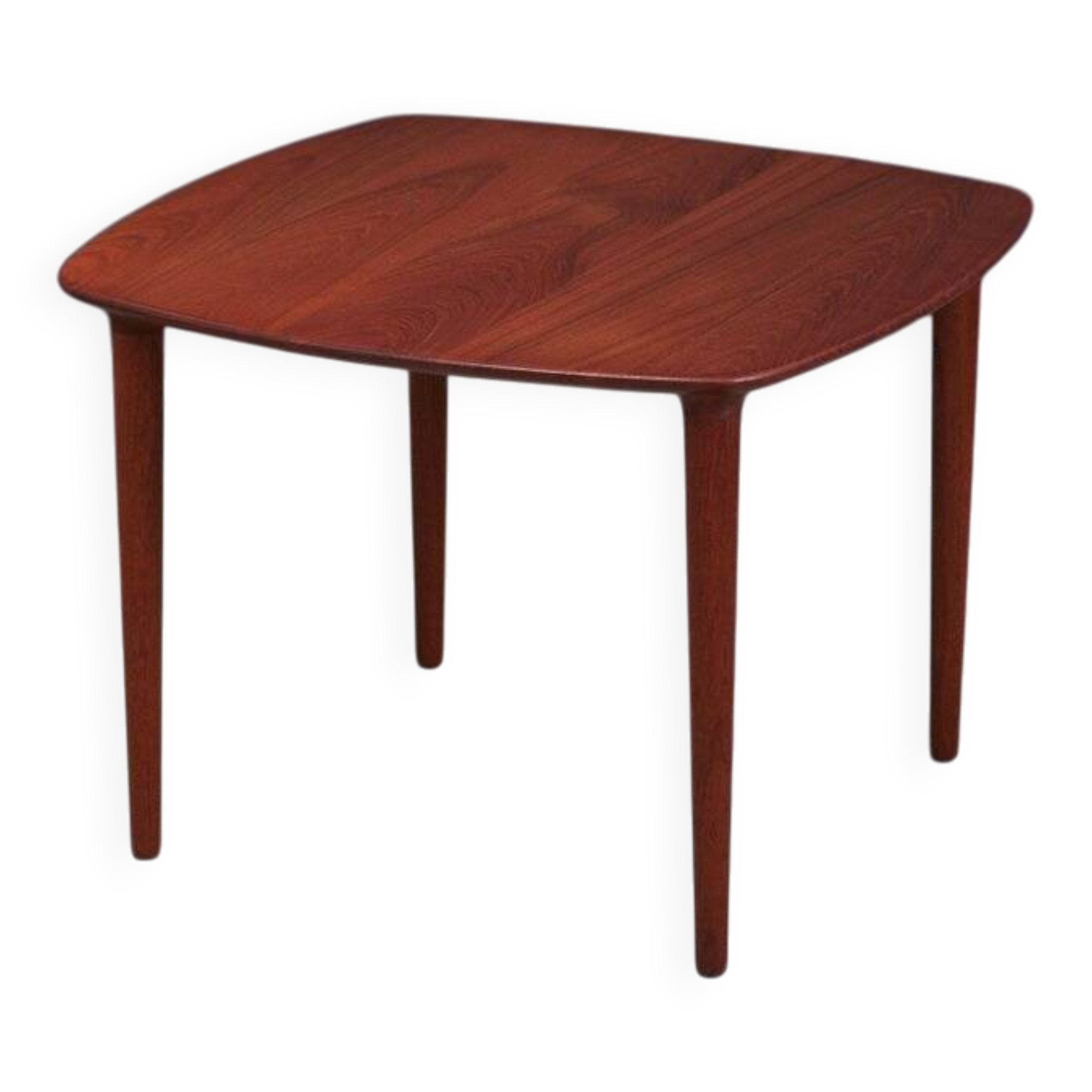 Mid-Century Danish Solid Teak Side Table, 1960s