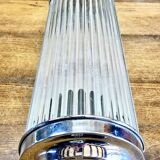 Chrome and glass tube wall light Petitot Genet and Michon c 1950