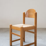 Table vintage Hank Lowenstein Padua et 6 chaises, des années 70
