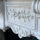 Napoleon III fireplace in Carrara marble