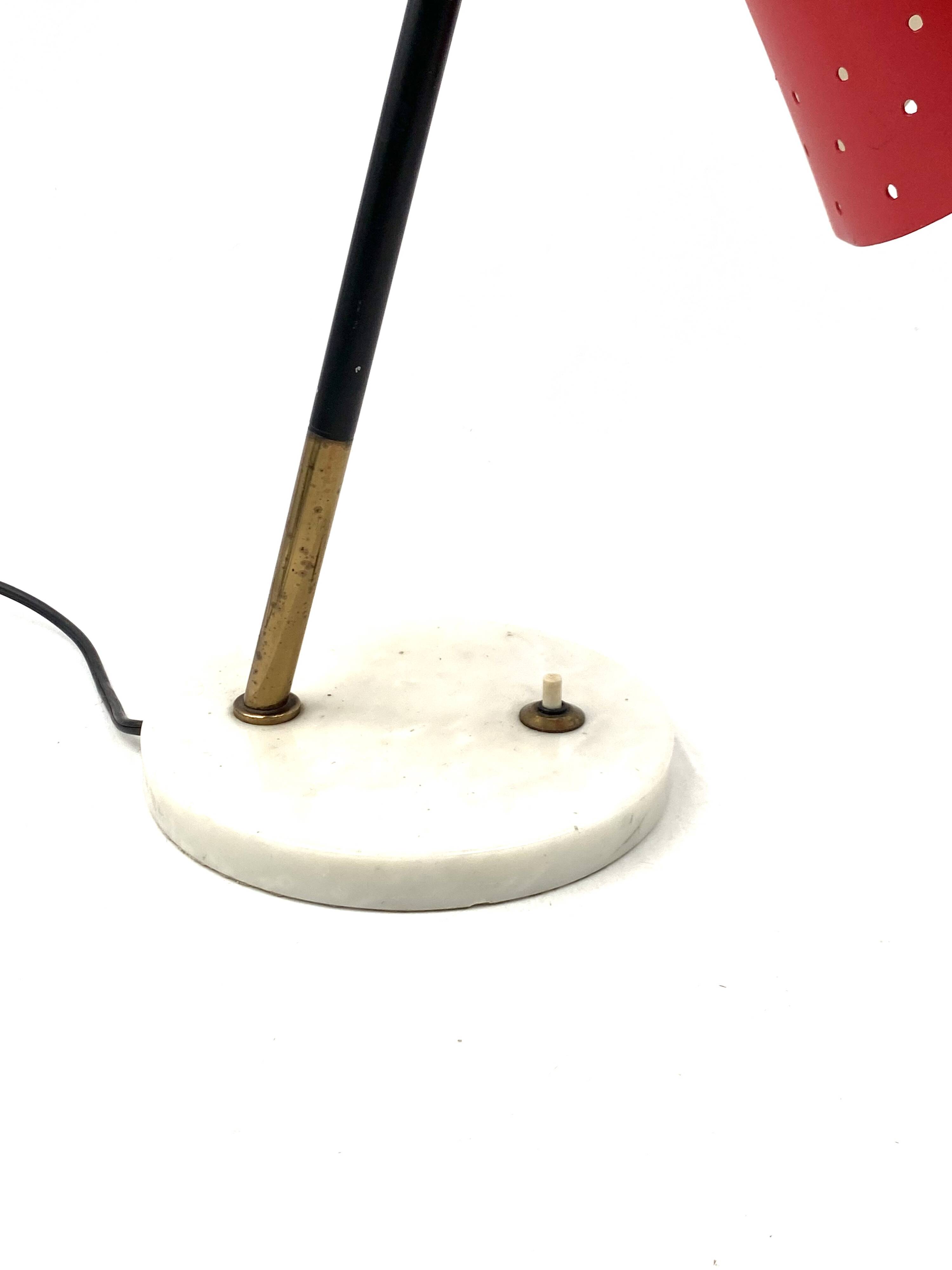 Mid-century table Lamp, Stilux Milan Italy 1960 ca.