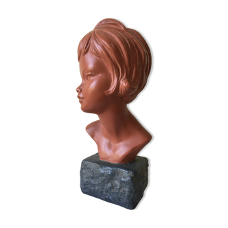 Terracotta bust