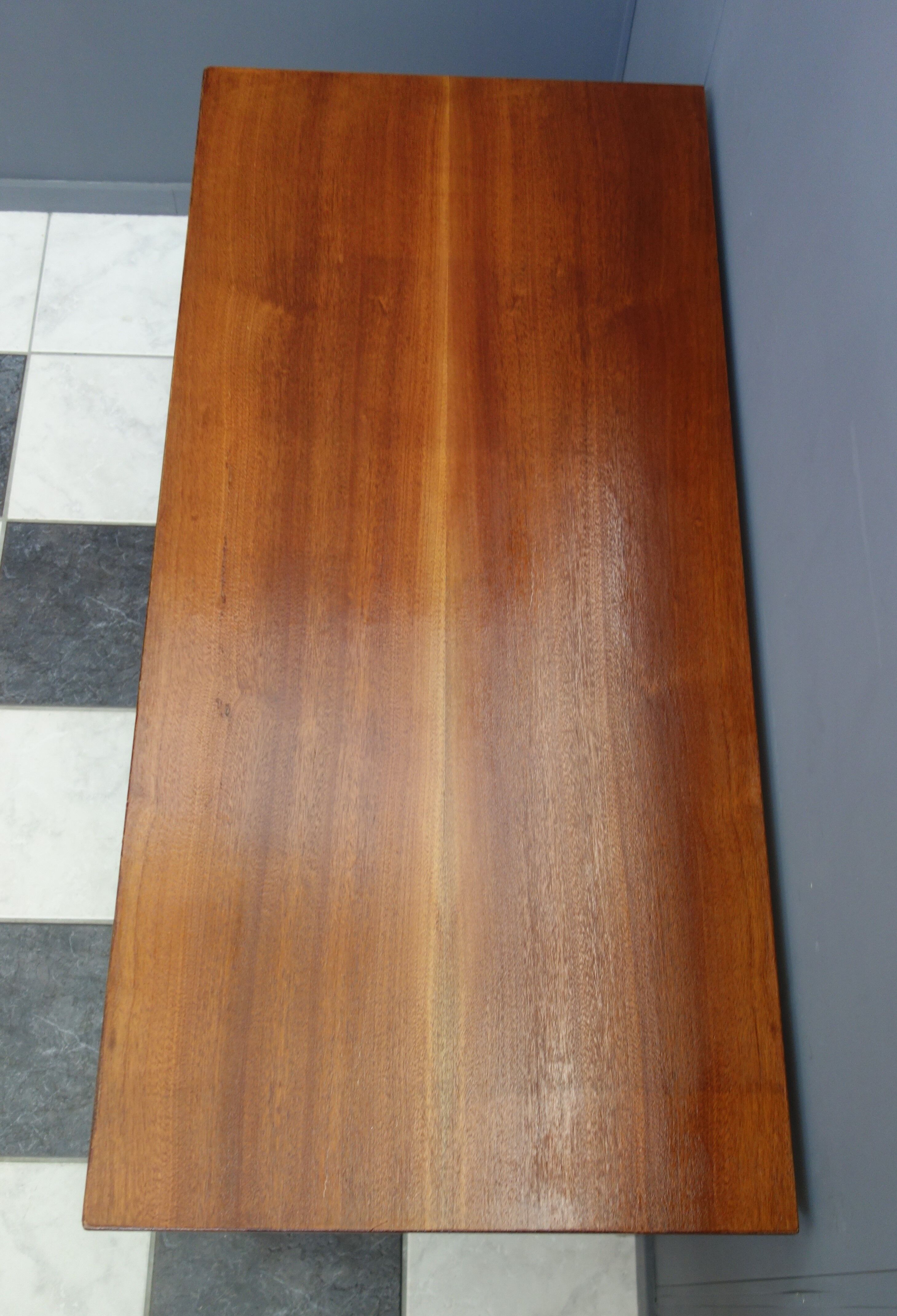 Scandinavian style wood desk 1960s