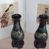 Chinese lacquer vase