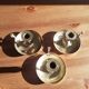 Lot de 3 bougeoirs en laiton