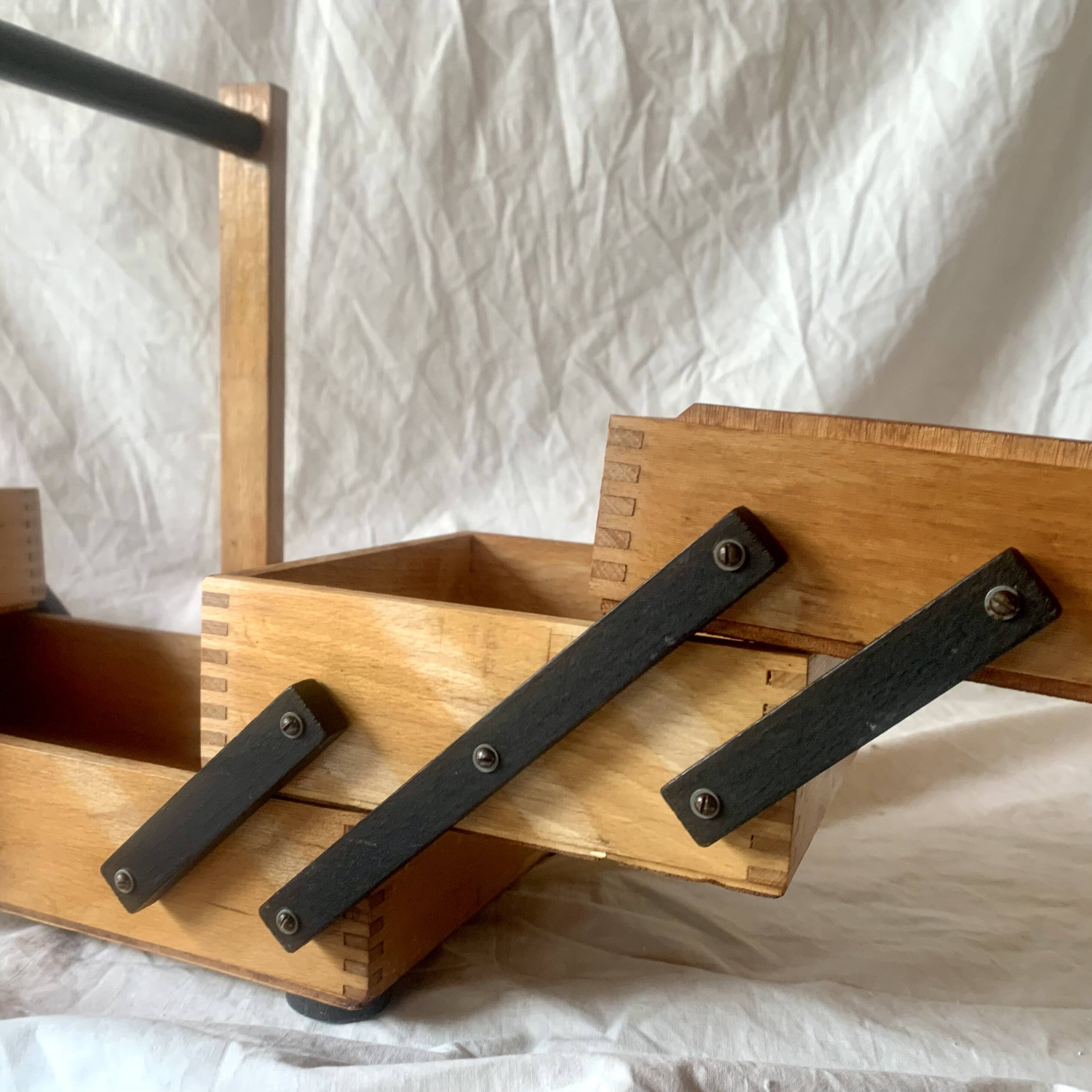 Worker - vintage wooden sewing box