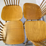 Four Baumann chairs model "Floride"