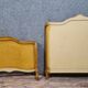 Louis XV basket-shaped bed in lacquered and painted wood circa 1900