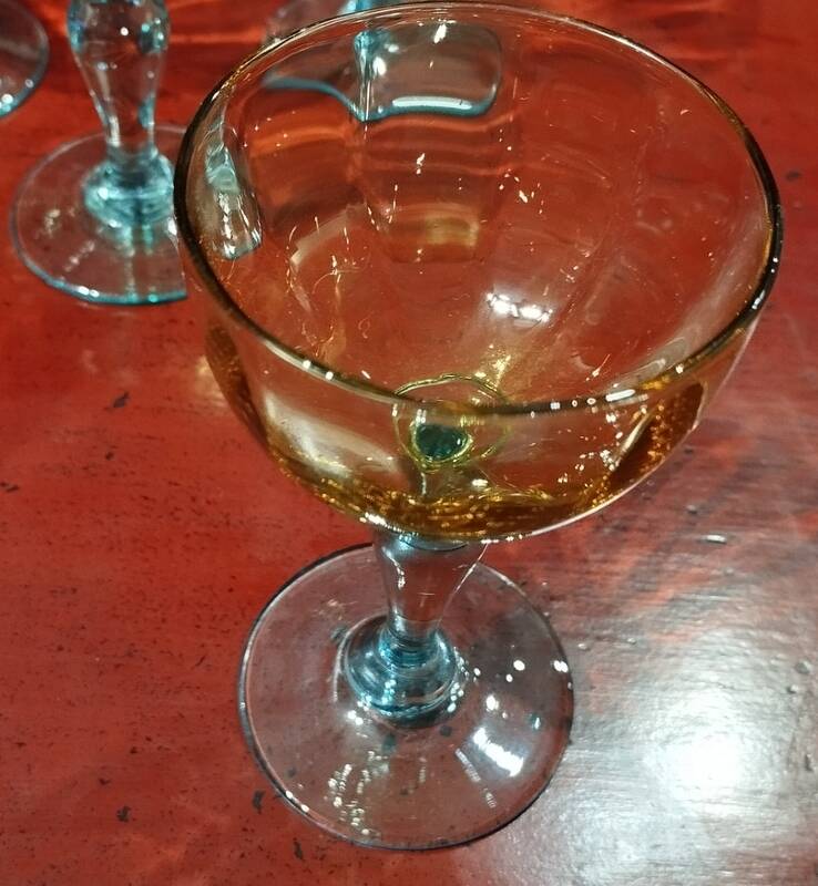 6 liqueur glasses in the George Sand design.