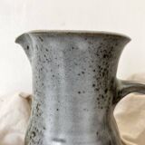 Enamelled terracotta pitcher