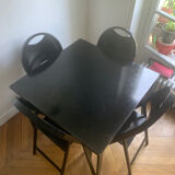 Castiglioni folding table & chairs 1965