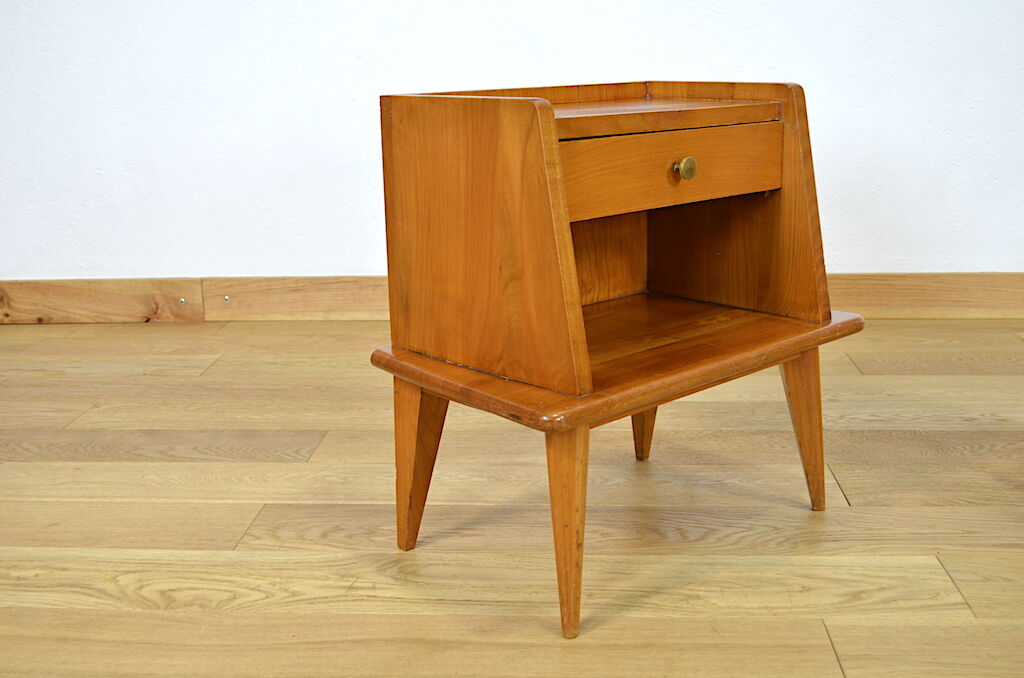 Pair of feet compas side tables - 1950
