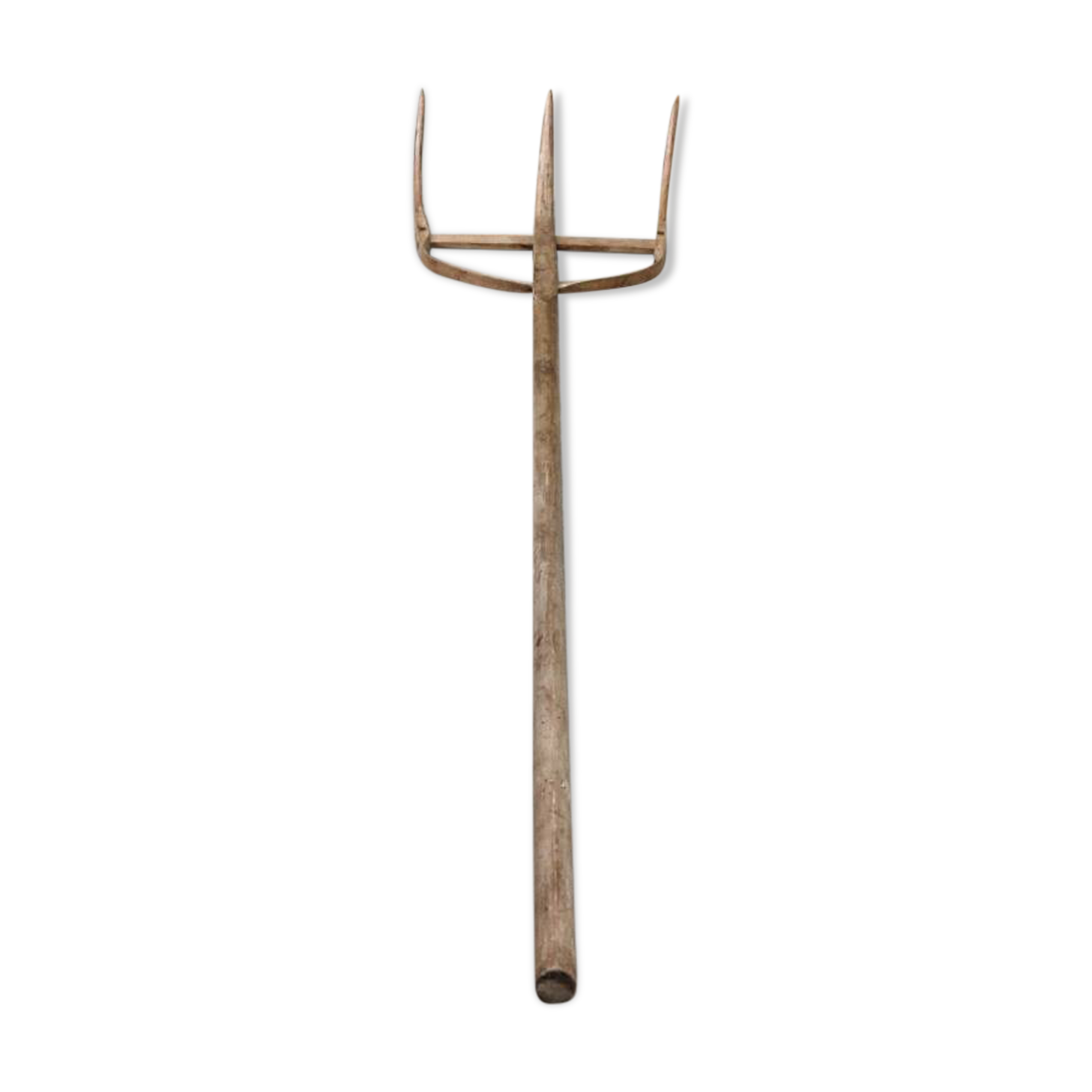 Old wooden fork, popular art