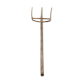 Old wooden fork, popular art