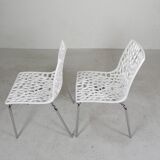 Set of 2 design chairs IGAP, Groove model, 2000s