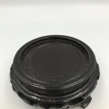 Vintage chinese vase black cloisonné