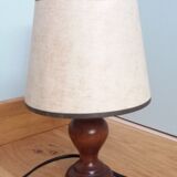 Bedside lamp turned wood