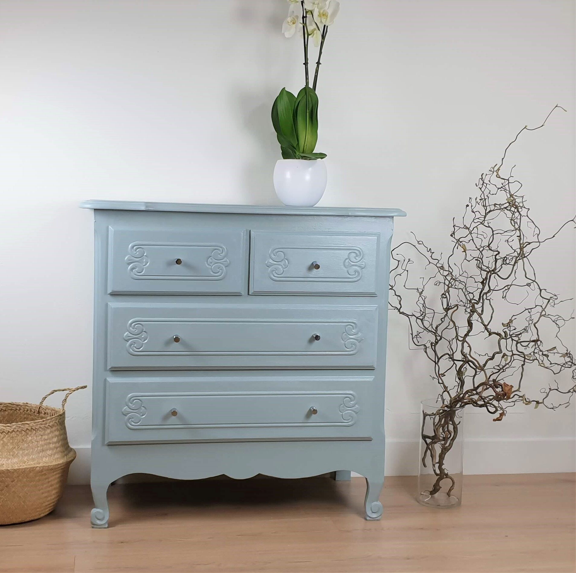 Commode bleue provence