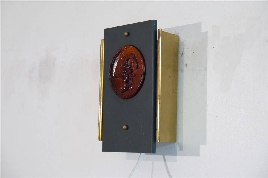 Swedish wall light by Erik Hoglund 1970