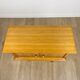 Large mid-century design wooden bedside table