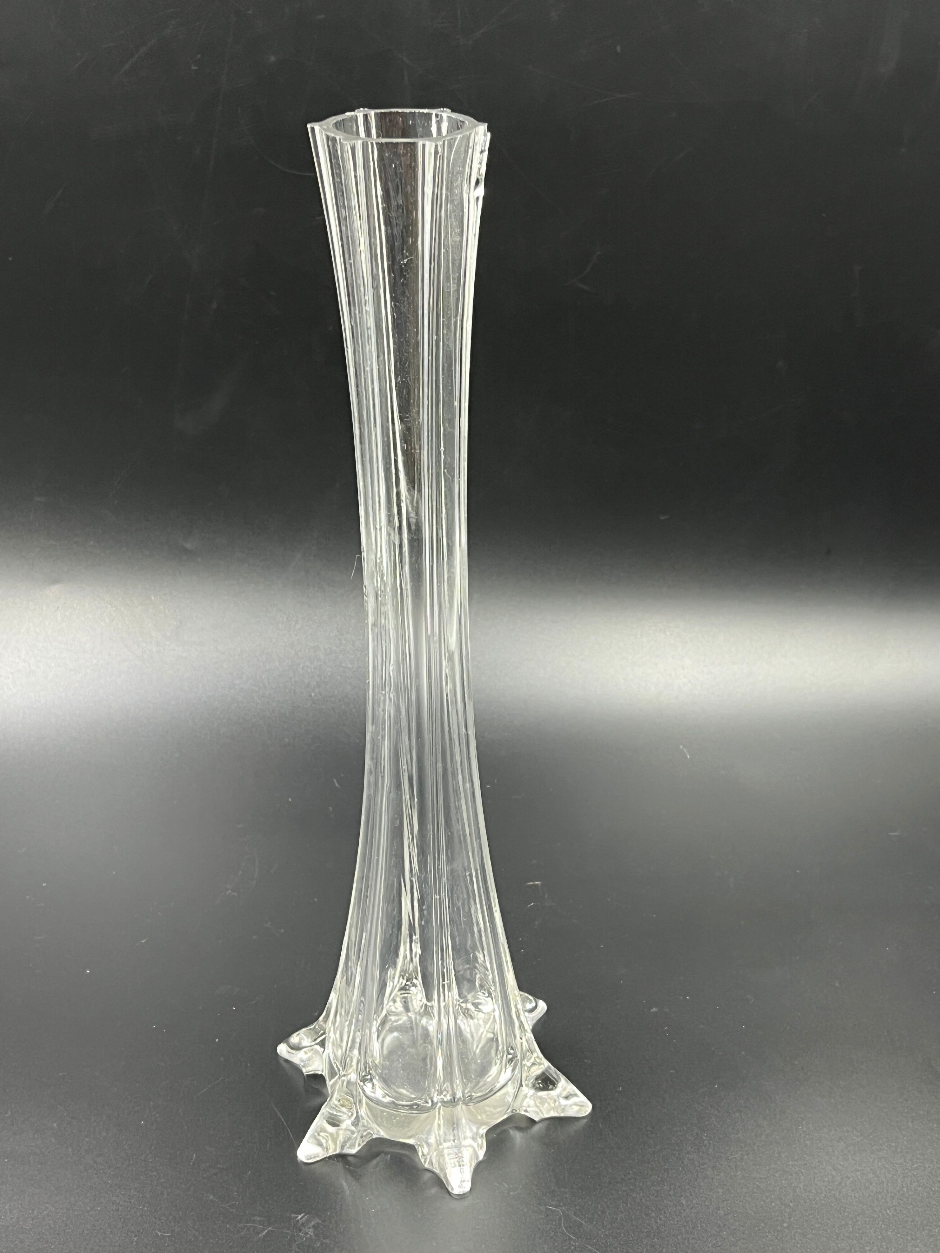 Art Deco moulded glass soliflore
