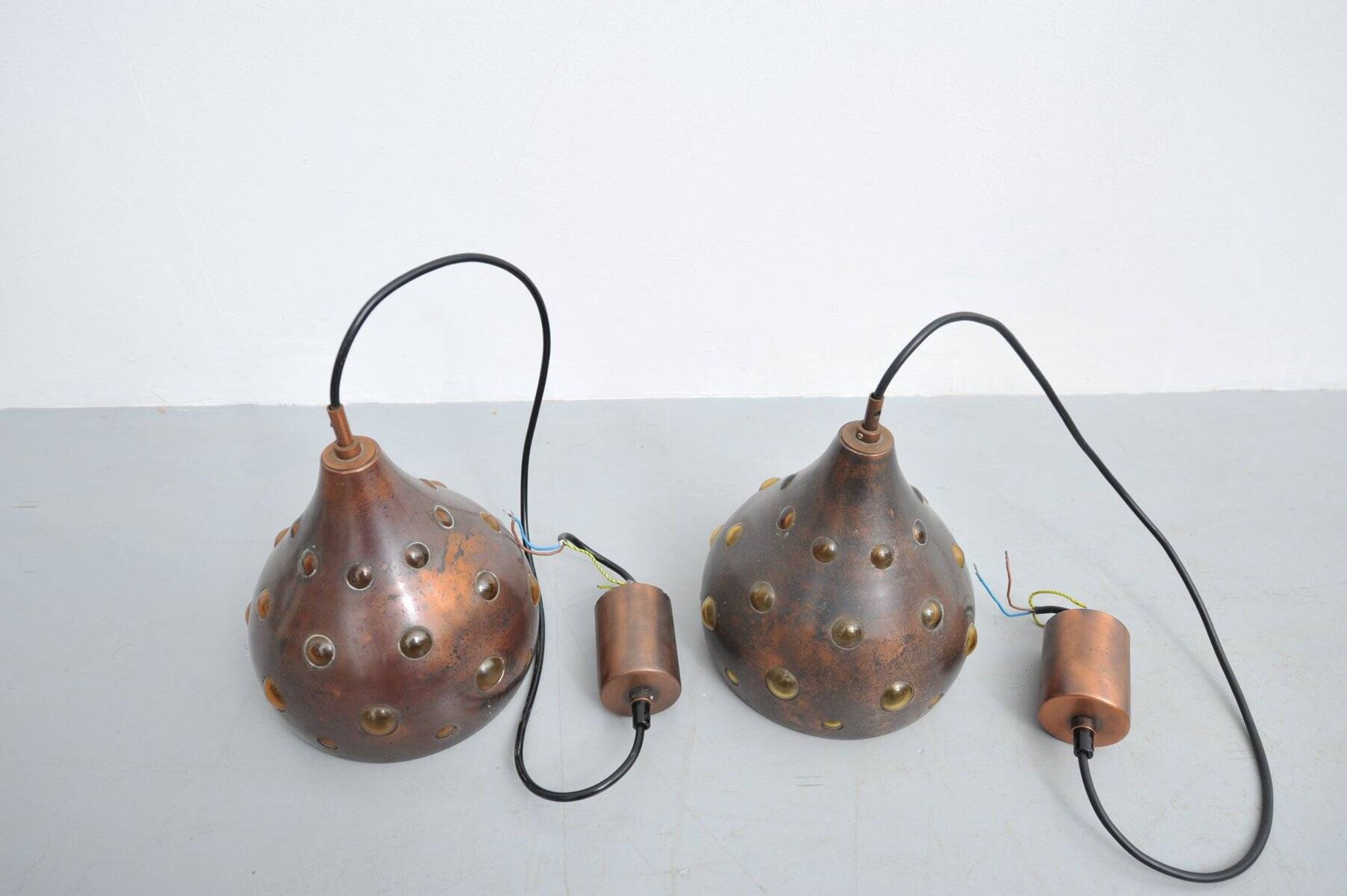 Set of 2x Ceiling lamps in the style of Nanny Still, 1960s