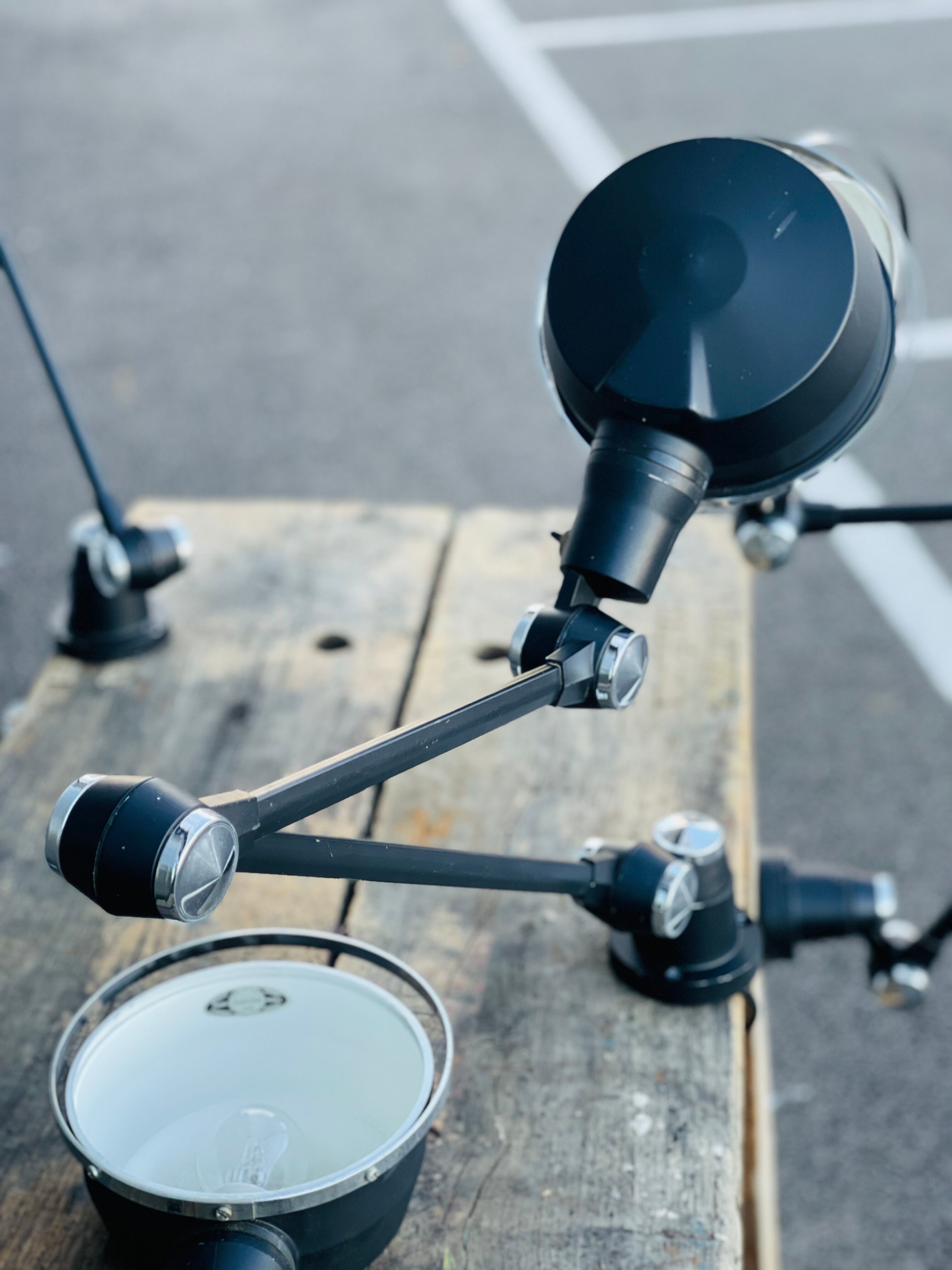 1960’ lampe de bureau atelier articulée Jieldé industrielle