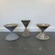 3 planters design Anton Bee assisted by Guhl edition Eternit 1958