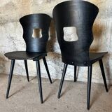 Pair of Baumann Gentiane chairs