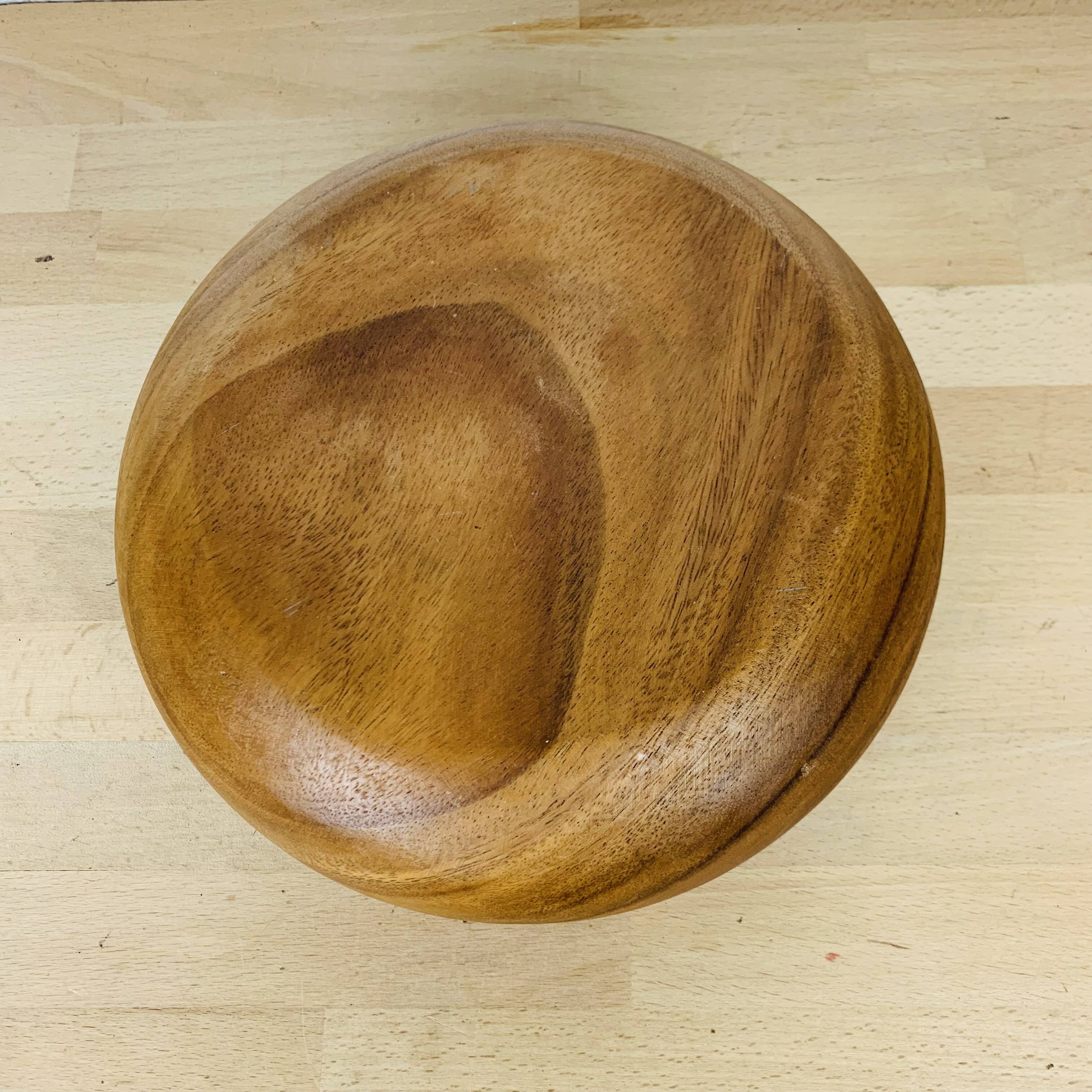 Scandinavian teak cup empty pocket 60s