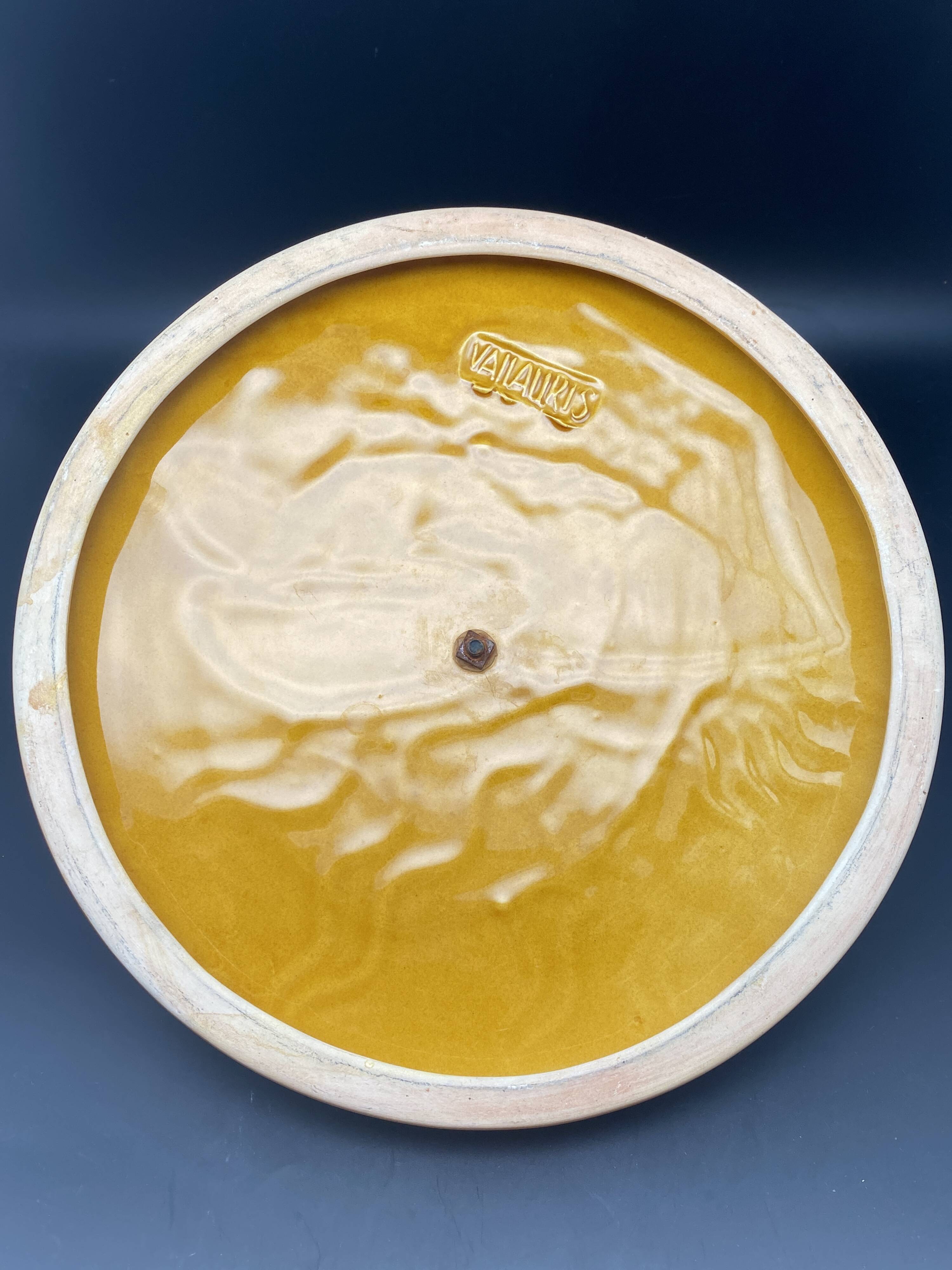 Vallauris mushroom pattern cheese board