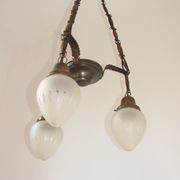 An Art Deco chandelier from the 1930s