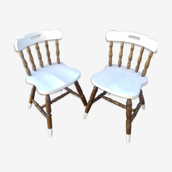 Pair of saloon chairs