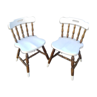 Pair of saloon chairs