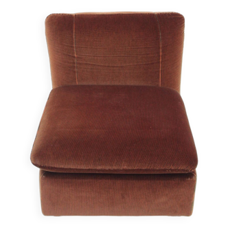 1970s Italian Chair in Velvet , 5 Items Available