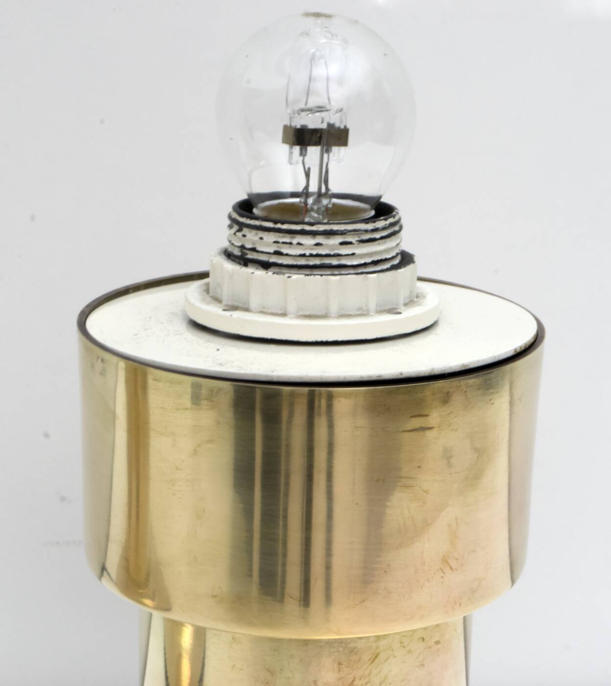Pair of Mid-Century Modern Italian Brass Table Lamps, 1960s