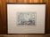 Painting j. garelli winter landscape 01/86 under glass + wood frame