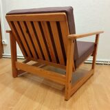 Paire de fauteuils en pin