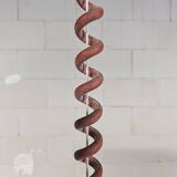 Vintage height adjustable red fluorescent tube lamp (Massive)