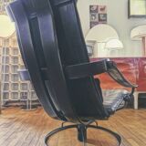 Siesta lounge leather 1970 ake fribytter by nelo mobler suede