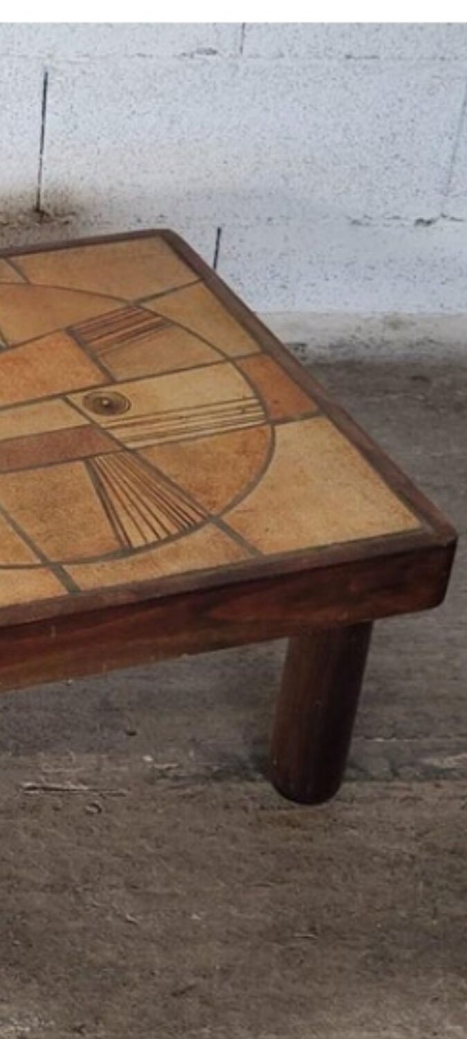 Ceramic coffee table 1950