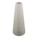 French vintage retro white opaque patterned glass replacement shade