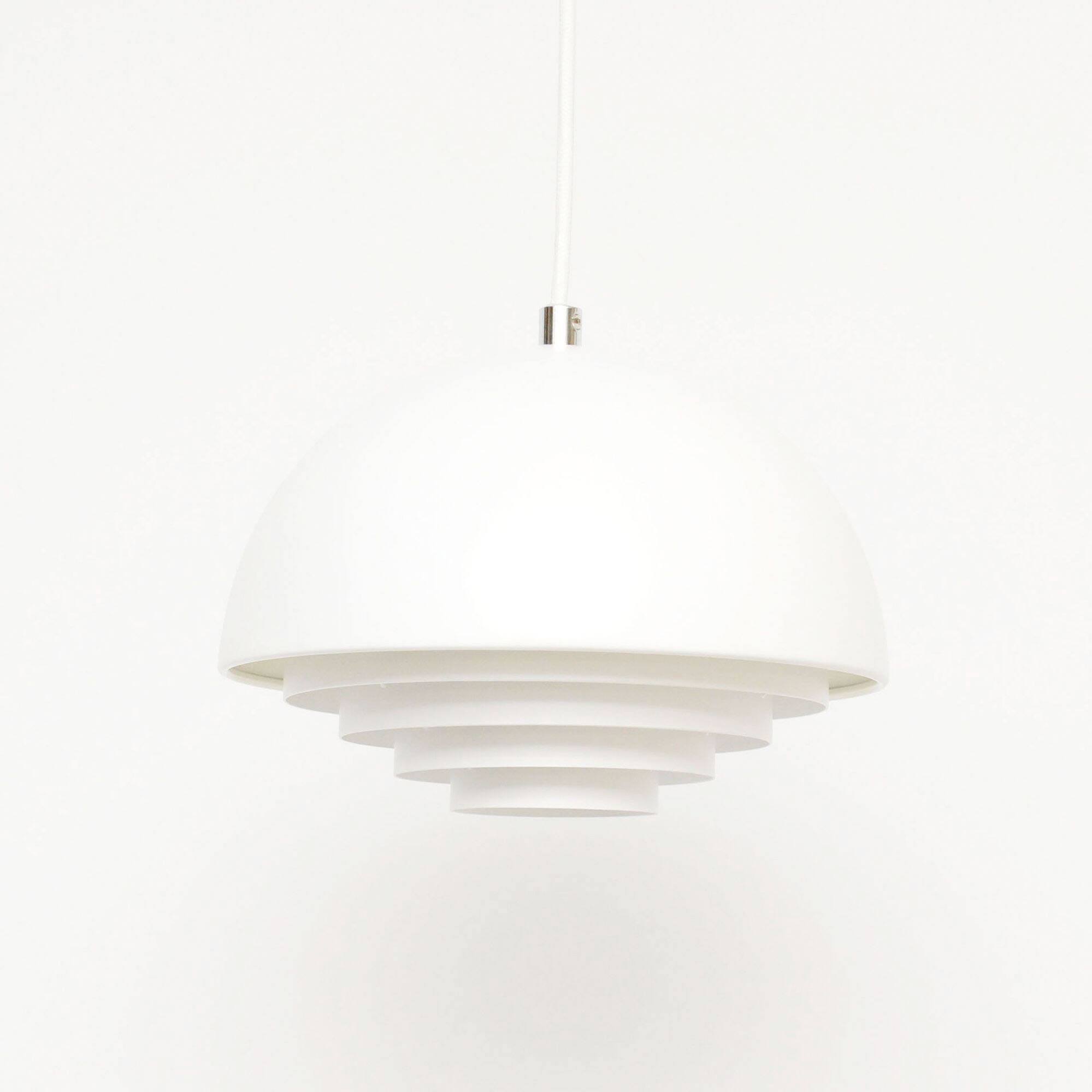 White Scandinavian lamp, 90s