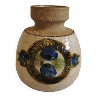 Vase from Danish Søholm art pottery, Bornholm 1960s.