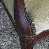 Armchair Voltaire XIX th, mahogany