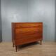 Commode vintage en placage d'acajou