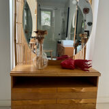 Commode coiffeuse avec miroir