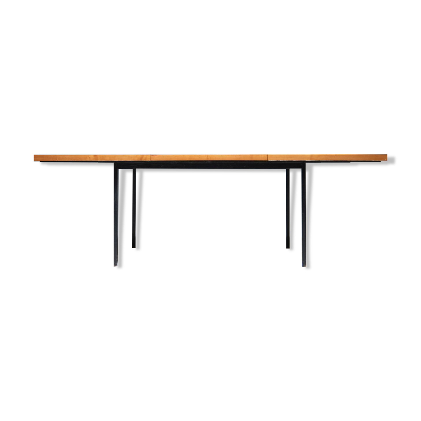 'No. 413' Extendable Dining Table in ash wood, Fred Ruf for Knoll Int., 1960's
