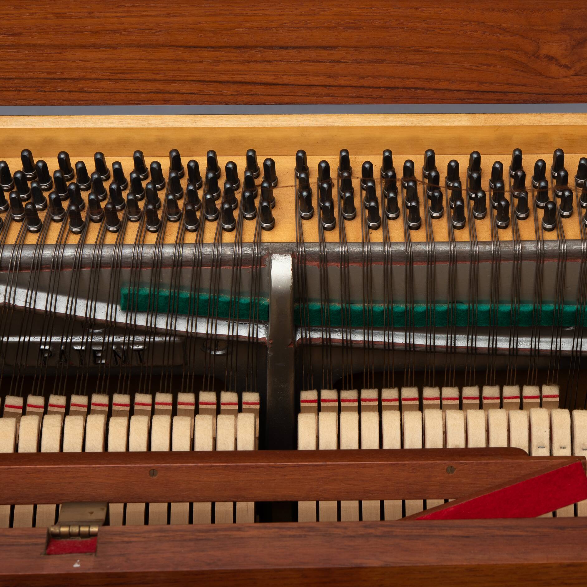 Danish Design Teak Pianette by Louis Zwicki, 1950s