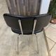 Chair N2 black vintage skai leather 1970